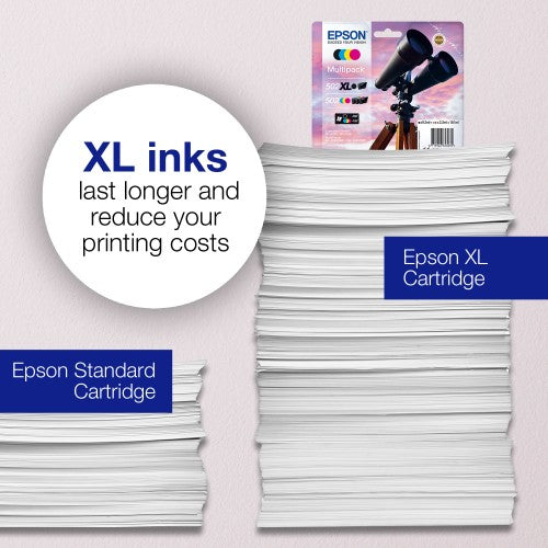 Epson C13T02V14010/502 Ink cartridge black, 210 pages 4,6ml for Epson XP 5100