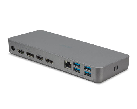 Acer USB Type-C D501 Docking Station with ChromeOS support, Silver - HDMI, DP, Gig-E, USB 3.2 Gen 1 Type-A, USB 3.2 Gen 2 Type-C