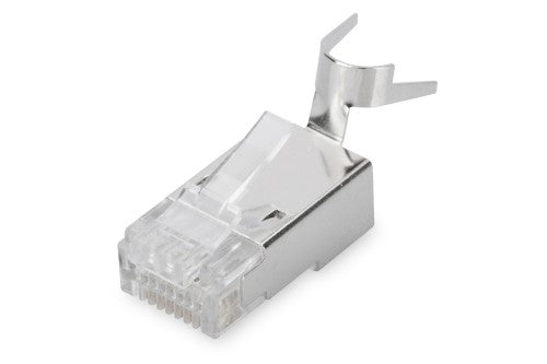Digitus Modular Plug for Round Cable, CAT 6A, shielded, Pass through connector