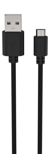 Ansmann 1700-0129 USB cable 1 m USB A Micro-USB B Black