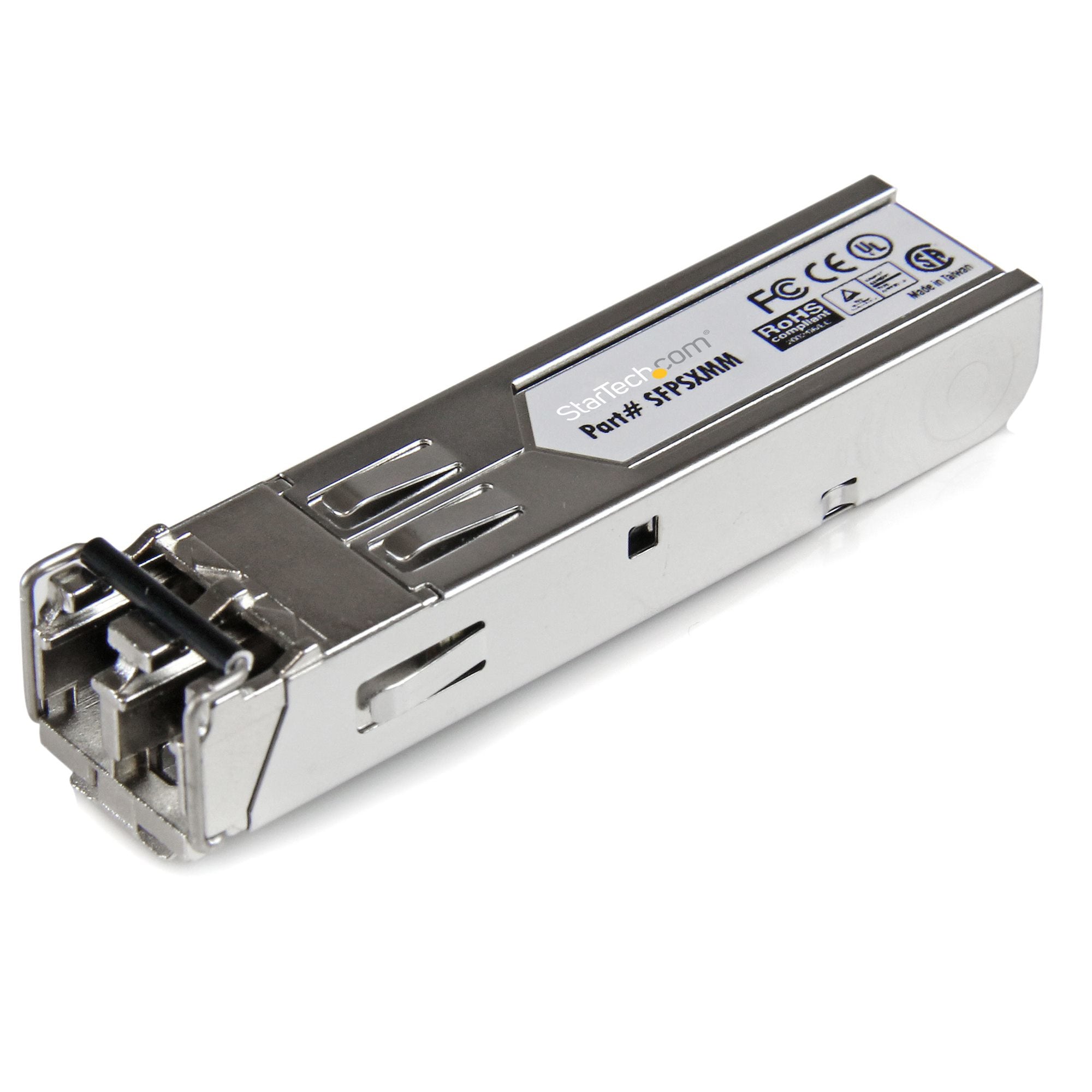 StarTech.com MSA Uncoded SFP Module - 1000BASE-SX - 1GbE Multi Mode Fiber (MMF) Optic Transceiver - 1GE Gigabit Ethernet SFP - LC 550m - 850nm - DDM