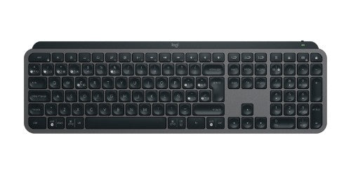 Logitech Master MX Keys Combo for Bussiness keyboard Mouse included Office RF Wireless + Bluetooth QWERTY Spanish Graphite