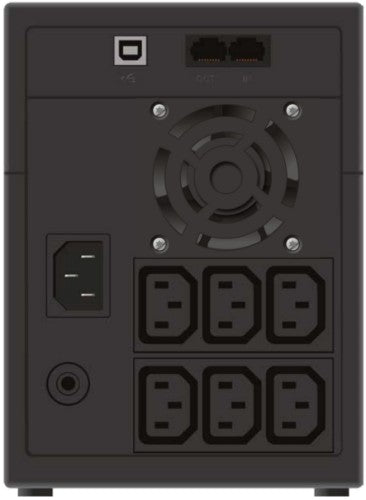 PowerWalker VI 2200 LCD/IEC uninterruptible power supply (UPS) Line-Interactive 2.2 kVA 1200 W 6 AC outlet(s)