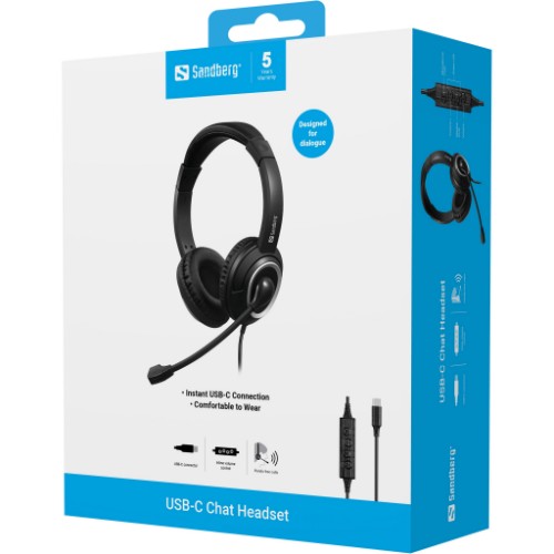 Sandberg USB-C Chat Headset