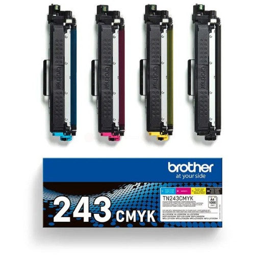 Brother TN-243CMYK Toner MultiPack Bk,C,M,Y, 4x1K pages ISO/IEC 19752 Pack=4 for Brother HL-L 3210