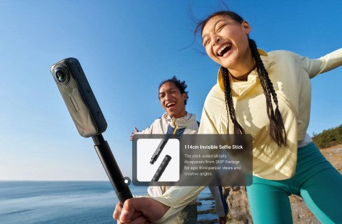 Insta360 X5 action sports camera 72 MP 8K Ultra HD 25.4 / 1.28 mm (1 / 1.28") Wi-Fi 200 g