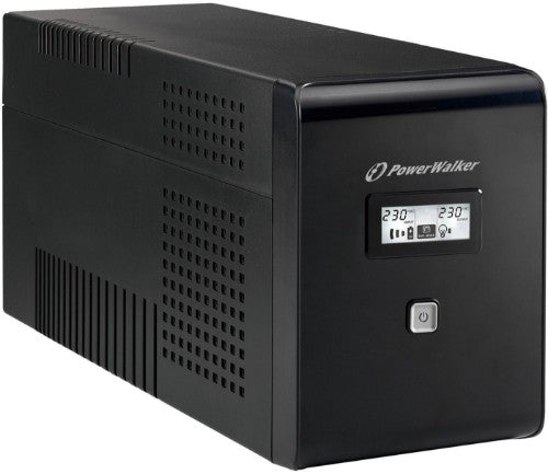PowerWalker VI 2000 LCD uninterruptible power supply (UPS) 2 kVA 1200 W 2 AC outlet(s)