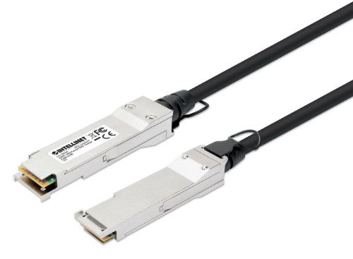 Intellinet 0.5m 40G QSFP+ Passive Direct Attach Copper Twinax Cable 30AWG MSA QSFP-H40G-CU50CM compatible
