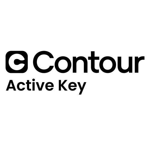 Contour Design Active Key AK-4400 keyboard Office USB Belgian White