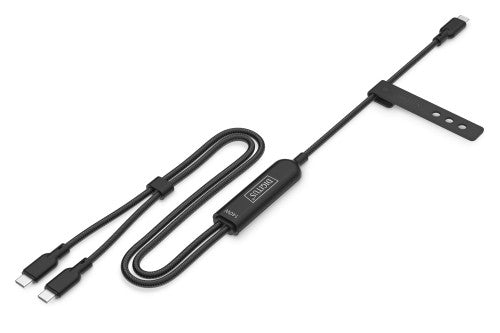 Digitus USB-C 2in1 charging cable, 140W, 1.8m