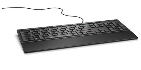 DELL KB216 keyboard Universal QWERTY Danish Black