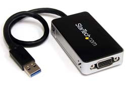 StarTech.com USB 3.0 to VGA Adapter, USB to VGA Monitor Converter for Windows, Slim (no support for macOS/ChromeOS/Linux) - TAA