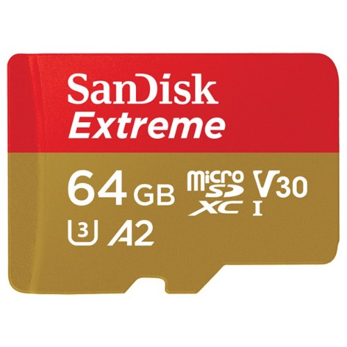 SanDisk Extreme 64 GB MicroSDXC UHS-I Class 10