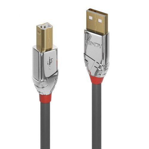 Lindy 0.5m USB 2.0 Type A to B Cable, Cromo Line