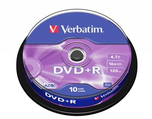 Verbatim DVD+R Matt Silver 4.7 GB 10 pc(s)