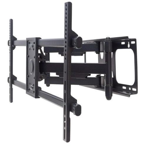 Manhattan Wall Mount for TV & Monitors (Full Motion), For screens 37" to 75", VESA compatability: all between 200x200mm and 800x400mm - check the dimensions of the four mounting holes on back of screen to ensure it fits, Max 75kg, Black, Bracket, Lifetime