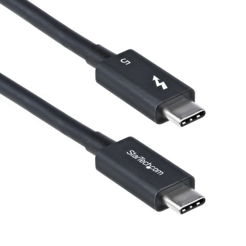 StarTech.com 2.6ft (80cm) Thunderbolt 5 Cable, 80Gbps/Up to 120Gbps, 240W PD, 8K 60Hz, Certified Thunderbolt Cable - Compatible w/Thunderbolt 4/USB4/USB-C