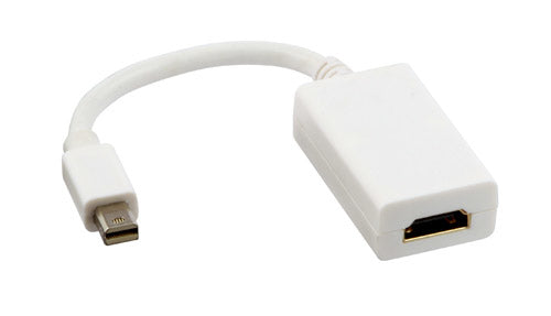 Lindy 41014 video cable adapter 0.2 m Mini DisplayPort HDMI Type A (Standard) White