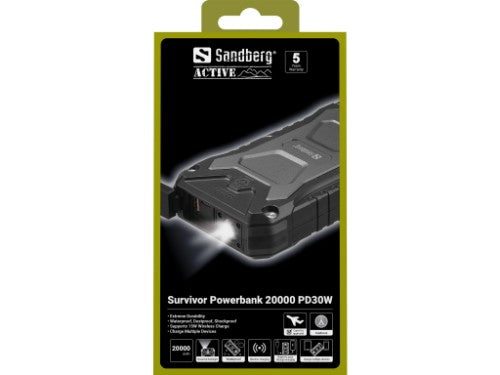 Sandberg Survivor Powerbank 20000 PD30W