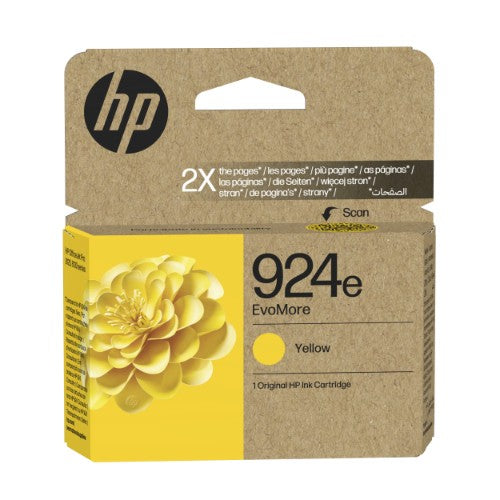 HP 4K0U9NE/924E Ink cartridge yellow EvoMore, 800 pages ISO/IEC 19752 for HP OJ Pro 8120/e