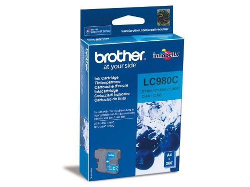 Brother LC-980C Ink cartridge cyan, 260 pages ISO/IEC 24711 5.5ml for Brother DCP 145 C