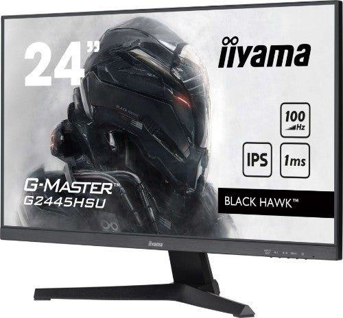 iiyama G-MASTER Get ahead with the G2445HSU Black Hawk monitor with IPS Panel Technology and 1ms MPRT