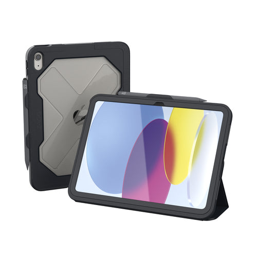 ZAGG Rugged Messenger Case Apple iPad 10.9" 10th Gen Charcoal