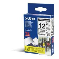 Brother TZE-S131 DirectLabel black on Transparent extra strong 12mm x 8m for Brother P-Touch TZ 3.5-12mm/18mm/6-18mm/6-24mm/6-36mm