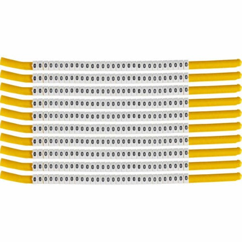 Brady SCN-18-0 cable marker Black, White Nylon 300 pc(s)