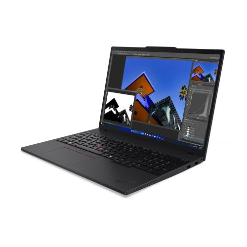 Lenovo ThinkPad T16 Gen 3 Intel Core Ultra 5 125U Laptop 40.6 cm (16") Touchscreen WUXGA 16 GB DDR5-SDRAM 512 GB SSD Wi-Fi 6E (802.11ax) Windows 11 Pro UK English Black