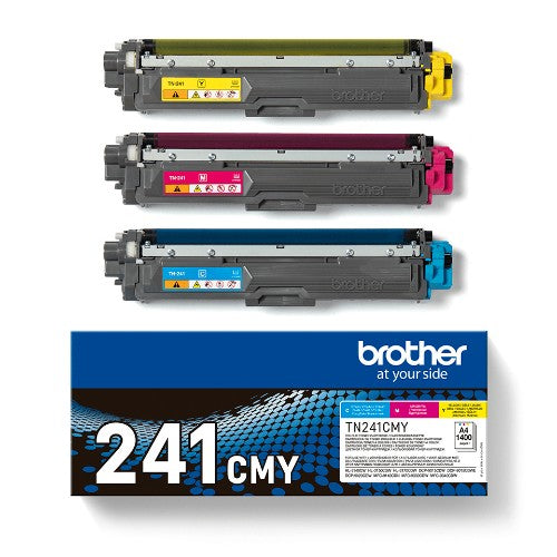 Brother TN-241CMY Toner MultiPack C,M,Y, 3x1.4K pages ISO/IEC 19798 Pack=3 for Brother HL-3140