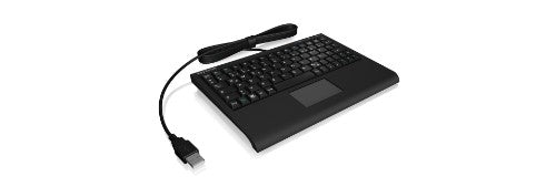 KeySonic ACK-3410 (DE) keyboard Office USB QWERTZ German Black