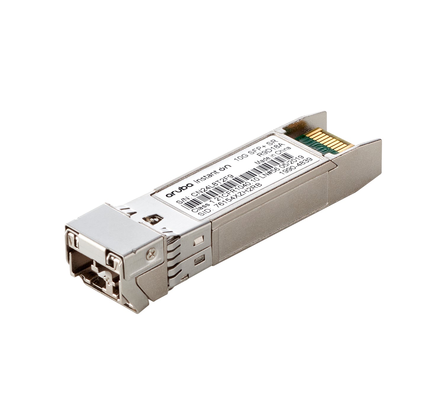 HPE Aruba Networking Aruba Instant On 10G SFP+ LC SR 300m OM3 MMF network transceiver module Fiber optic 10000 Mbit/s SFP+