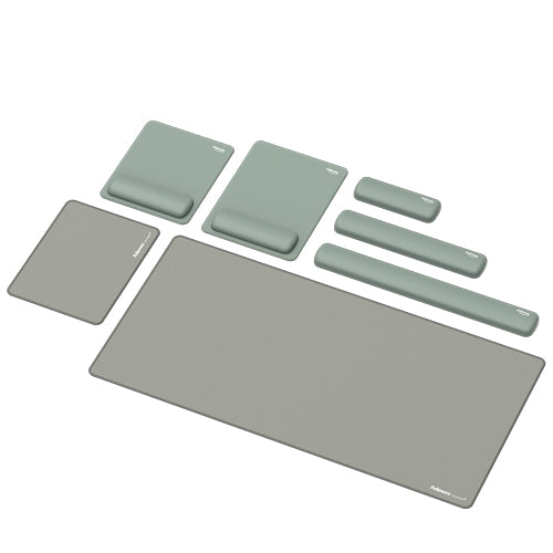 Fellowes Wrist Rest Breyta Palm Rest with Antibacterial Protection Ergonomic Wrist Support Sage