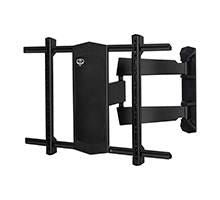 B-Tech Ultra-slim Double Arm Flat Screen Wall Mount with Tilt & Swivel (VESA 600 x 400)