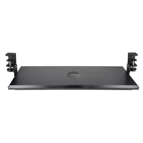 StarTech.com Under-Desk Keyboard Tray, Clamp-on Ergonomic Keyboard Holder, Up to 12kg (26.5lb), Sliding Keyboard and Mouse Drawer with C-Clamps, Height Adjustable Keyboard Tray (3.9/4.7/5.5 in)