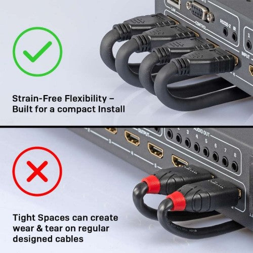 Lindy 2m 4K60Hz HDMI Cable, Flexible