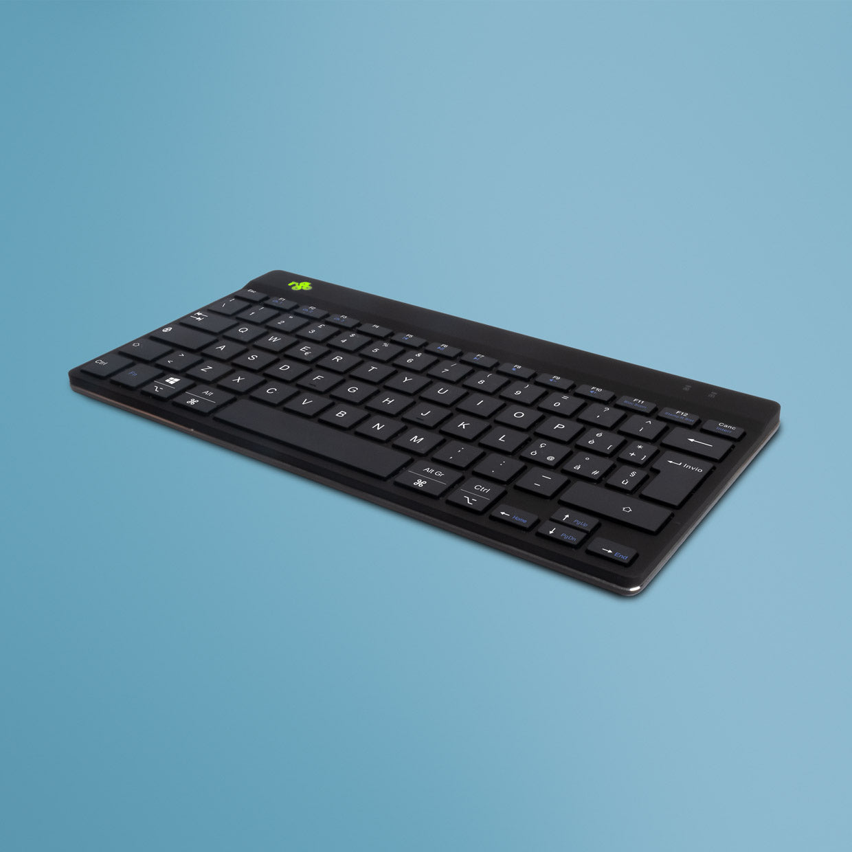 R-Go Tools Ergonomic keyboard R-Go Compact Break, compact keyboard with break software, QWERTY (IT), Bluetooth, black