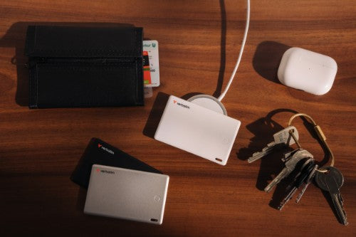 Verbatim My Finder Card Bluetooth Item Finder 3 pack Black / Silver / White