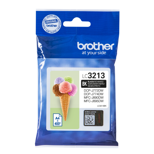 Brother LC-3213BK Ink cartridge black, 400 pages ISO/IEC 19752 for Brother DCP-J 772