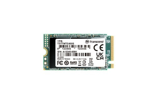 Transcend PCIe SSD 400S 1 TB M.2 PCI Express NVMe 3D NAND