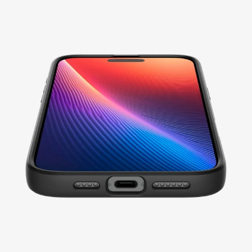 Spigen Liquid Air mobile phone case 16 cm (6.3") Cover Black