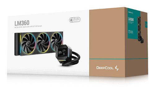 DeepCool LM360 Processor Liquid cooling kit 12 cm Black 1 pc(s)