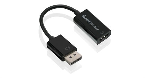 iogear GDPHD4KA video cable adapter 0.086 m DisplayPort HDMI Type A (Standard) Black