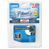 Brother TZE-325 DirectLabel white on black Laminat 9mm x 8m for Brother P-Touch TZ 3.5-18mm/6-12mm/6-18mm/6-24mm/6-36mm
