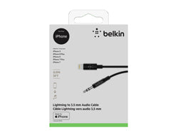 Belkin AV10172BT03-BLK audio cable 0.9 m 3.5mm Black