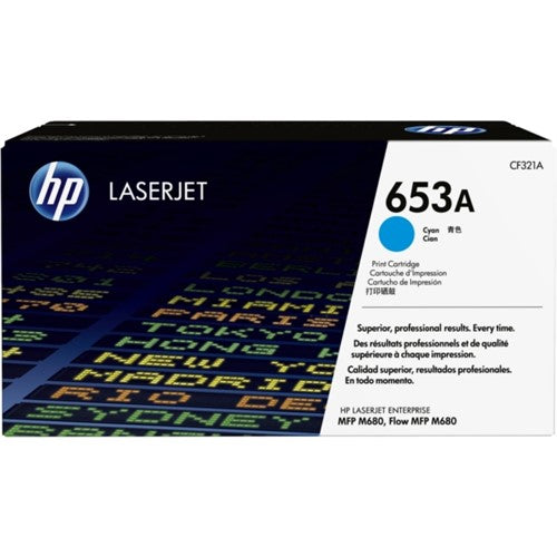 HP CF321A/653A Toner cartridge cyan, 16.5K pages ISO/IEC 19798 for HP Color LaserJet M 680