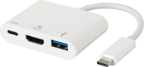 eSTUFF ES623001WH interface hub USB 3.2 Gen 1 (3.1 Gen 1) Type-C 5000 Mbit/s White