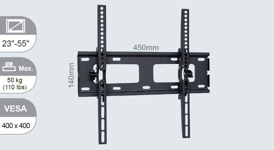 Vivolink VLMW2355T TV mount/stand 139.7 cm (55") Black