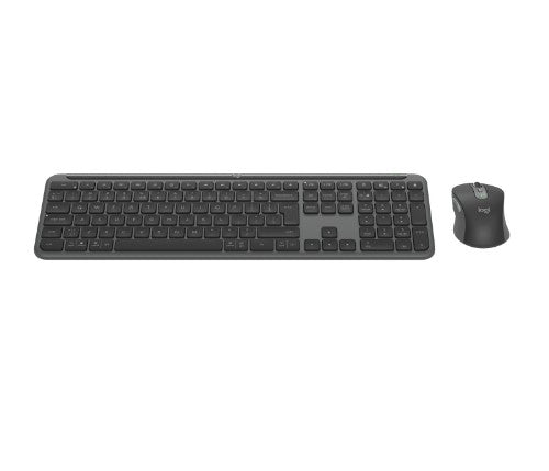 Logitech 920-012490 keyboard Mouse included Office RF Wireless + Bluetooth QWERTY US International Graphite